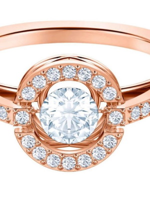 Swarovski γυναικείο δαχτυλίδι SPARKLING DC Rose Gold καινούργιο μέγεθος 55