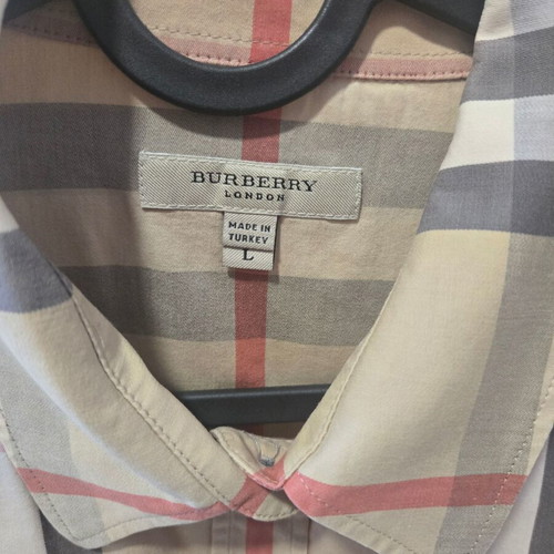 Burberry shirt like new, beige, size L