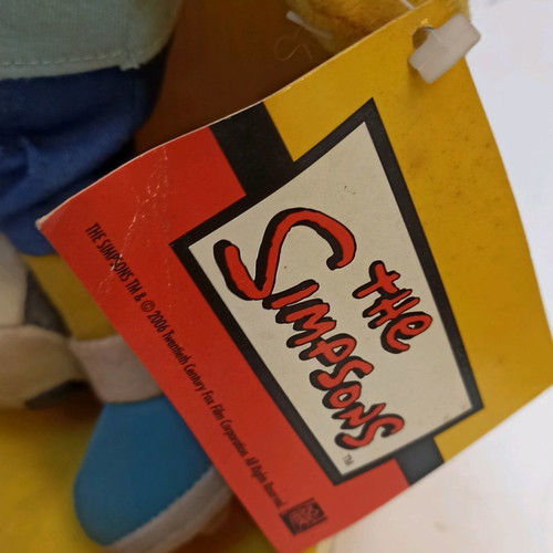 The Simpsons Bart plush in original packaging