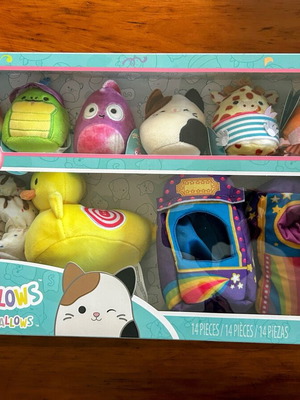 Micromallows set 10pcs plush 6cm Squishmallows and accessories new