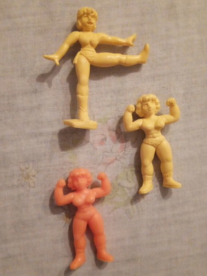 Φιγούρες γυμναστικής C.U.T.I.E. Mattel συλλεκτικές μεταχειρισμένες, σετ 3