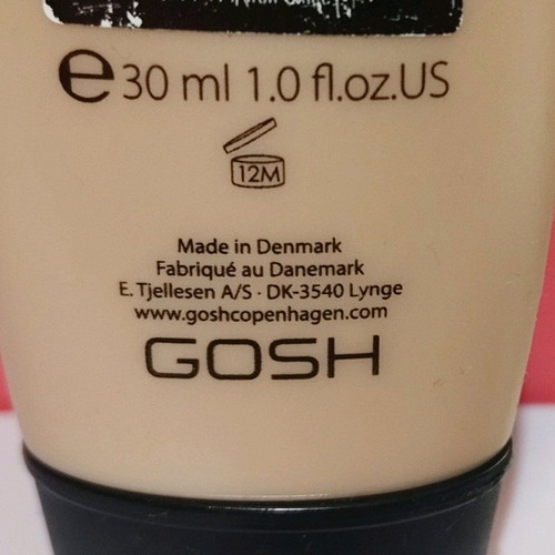 Gosh Foundation Plus+ used, foundation and concealer 30ml