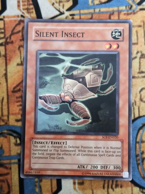 Silent Insect Effect Monster κάρτα σαν καινούργιο