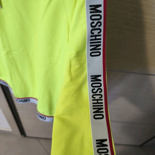 Moschino Underwear Collection cropped sweatshirt new, size XL, yellow