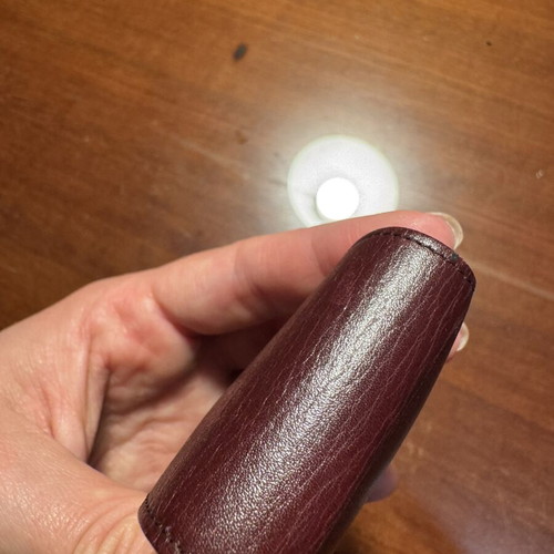 Davidoff Genuine Leather Cigar Case Bordeaux vintage like new