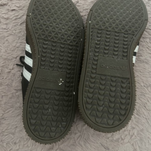 Adidas Samba sneakers, black and white, size 40