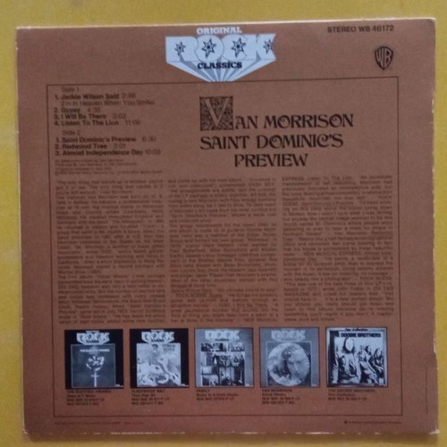 LP Van Morrison Saint Dominic's Preview like new