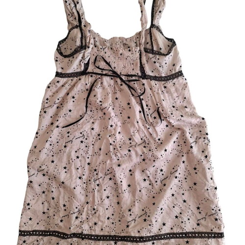Guess Jeans dress with stars like new, beige and black