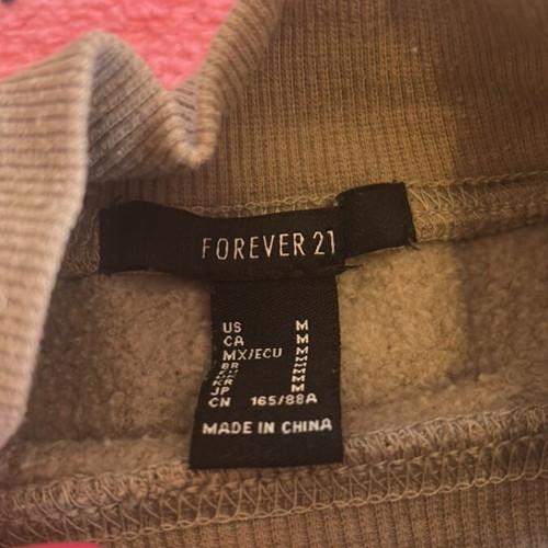 Short crewneck like new, light brown size M