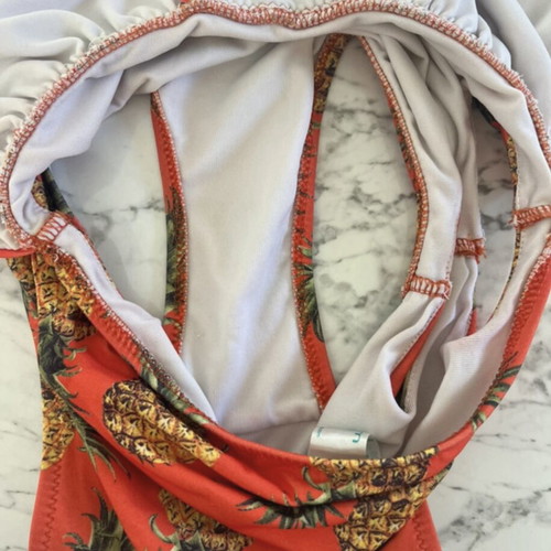 Pineapples Swimwear ASOS used, size S, orange
