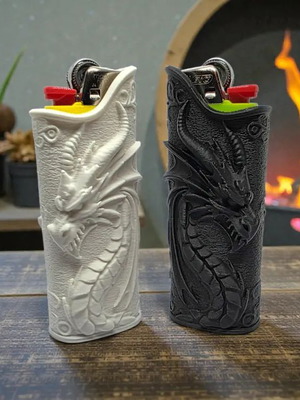 Θήκη αναπτήρα Dragon Bic καινούργια, 1 τεμάχιο
