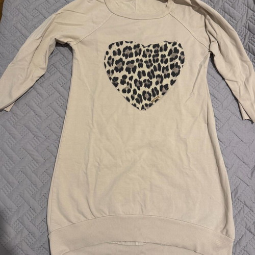 Blouse one size used, black and beige
