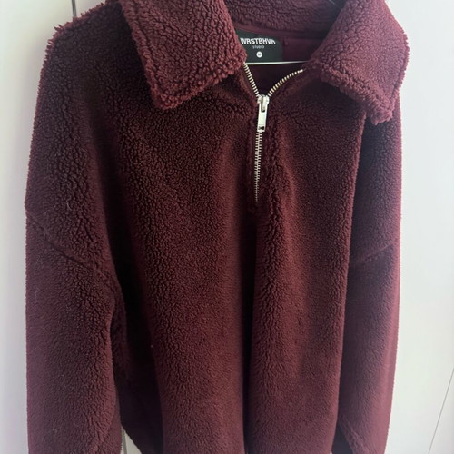 Wrstbhvr fleece jacket oversized fit like new, size M