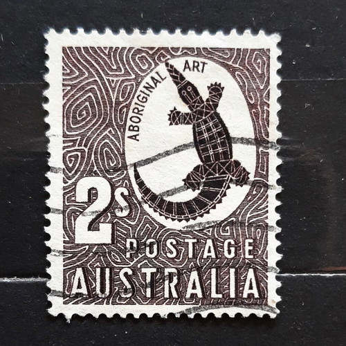 Australia 1948 Saltwater Crocodile stamp like new