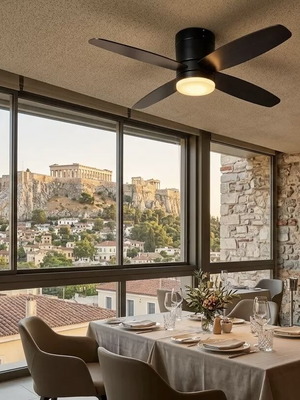 Ανεμιστήρας οροφής Led Life 107εκ μαύρος με τηλεχειριστήριο 50W