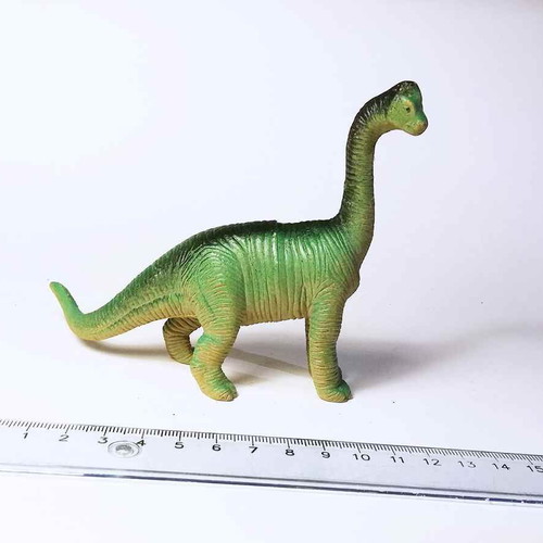 Plastic dinosaur figure used