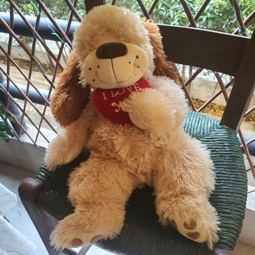 Plush Dog 45 cm like new