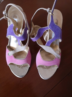 J.Bournazos sandals used, size 37, pink