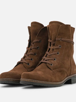 Gabor Ankle Boots New Brown Suede Women's Size 37.5