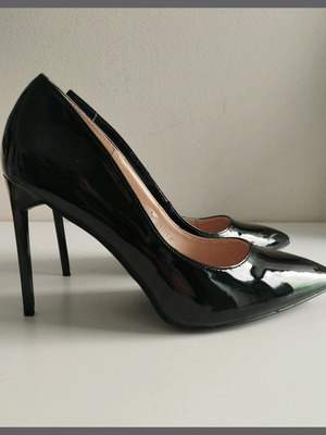 Raid дамска обувка стилето нова, черен лак, номер 39/39.5