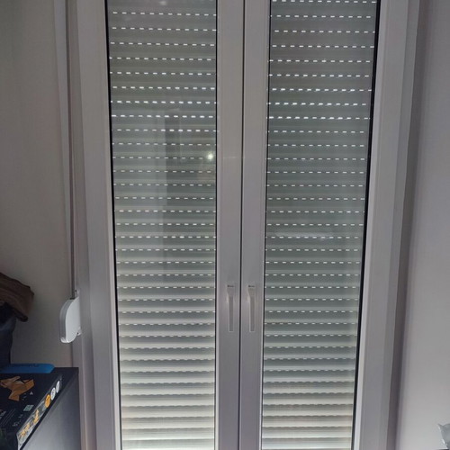 Energy-efficient balcony doors like new, 4 pieces, double glazing