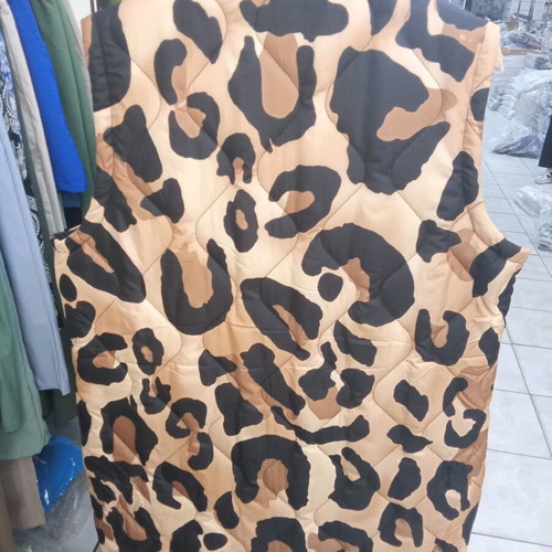 Yookie sleeveless women's leopard print jacket new