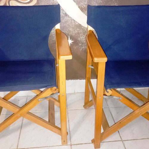 Wooden director chair like new