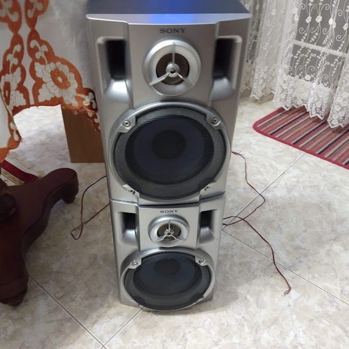 Sony sound system used with radio, cassette, CD, remote control
