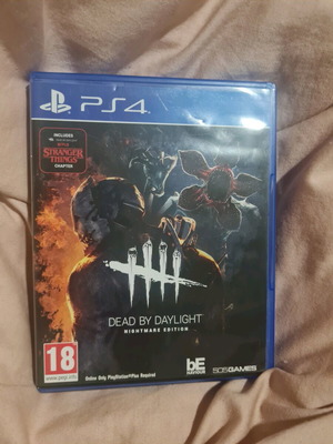 Dead By Daylight Nightmare Edition PS4 used with Stranger Things DLC