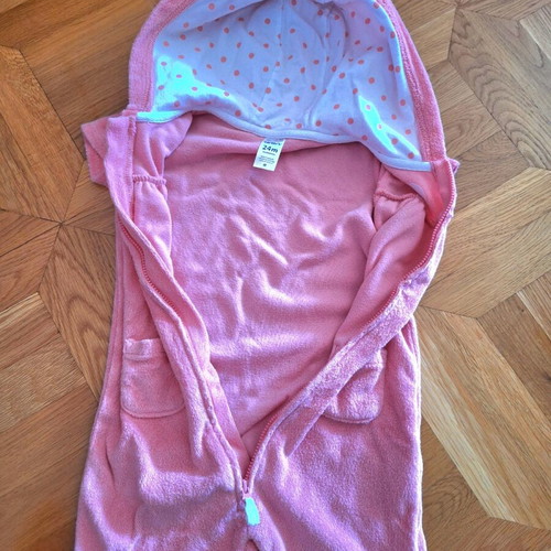 Carter's baby terry romper used for girl