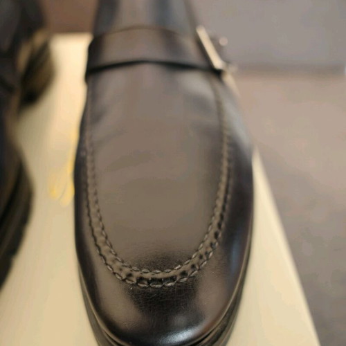 Santoni blue calf leather boots new