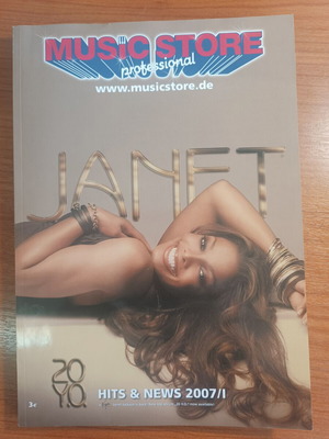 Music Store Professional Catalogue 2007/I Janet Jackson cover like new