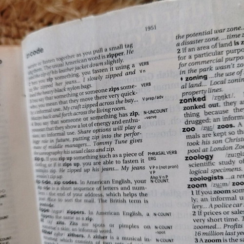 English dictionary used in good condition