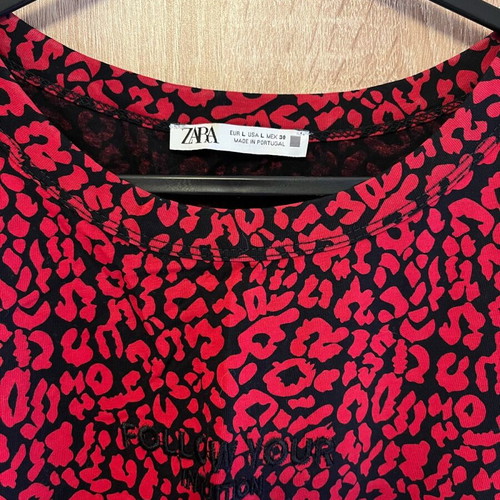 Zara summer t-shirt new, red, size L
