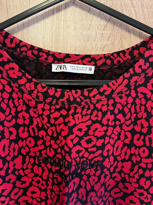 Zara summer t-shirt new, red, size L