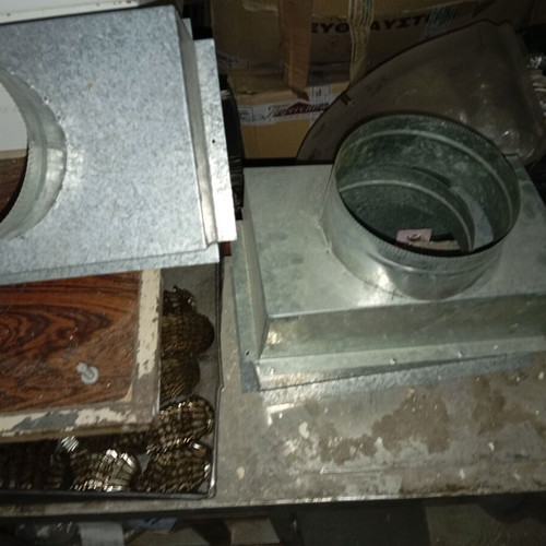 Ventilation louvers and special duct pieces used for HVAC