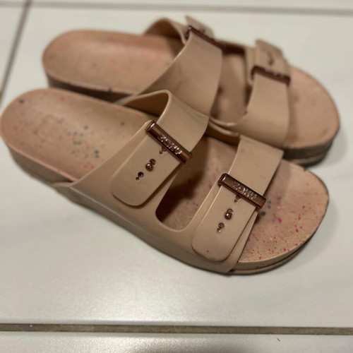 Zaxy sandals like new, beige, size 39, anatomical sole