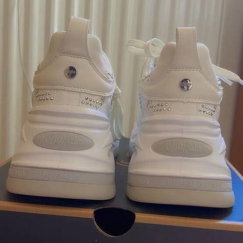 Buffalo white sneakers new, size 38
