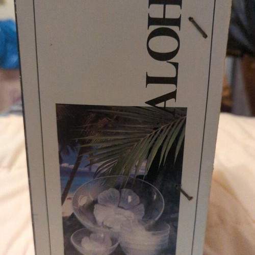 Σετ κρυστάλλινα μπολ Aloha καινούργιο, 7 τεμάχια