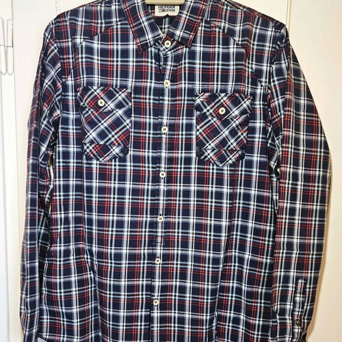 Hilfiger Denim men's checked shirt size M used