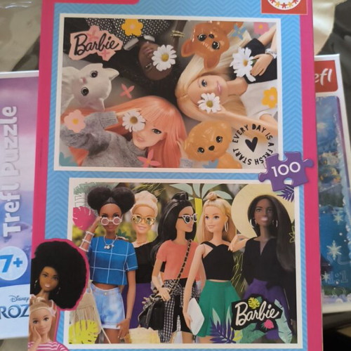 Barbie Puzzle set 2 puzzles 100 pieces new