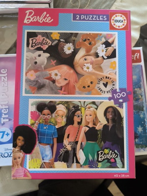 Barbie Puzzle set 2 puzzles 100 pieces new