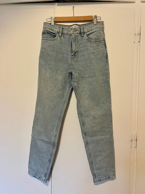 Mango new mom jeans like new, size 38, light blue
