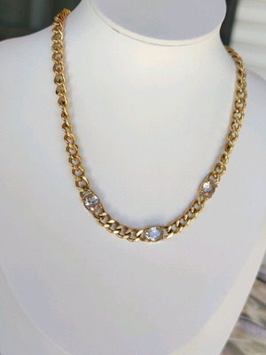 Steel Necklace New Gold and Silver Colors
