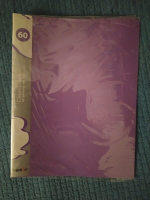 Typotrust Clear Book A4 60 Pockets new, purple