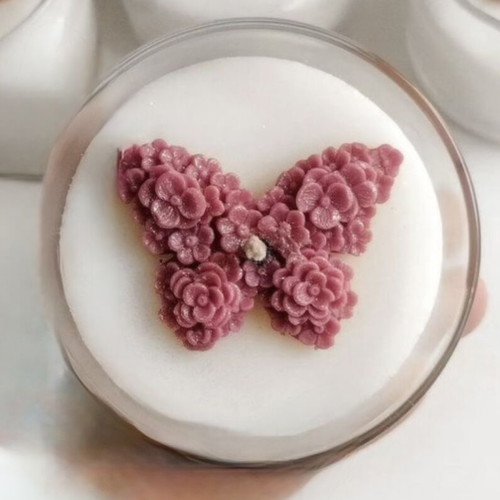 Butterfly candle new with customizable scent and color