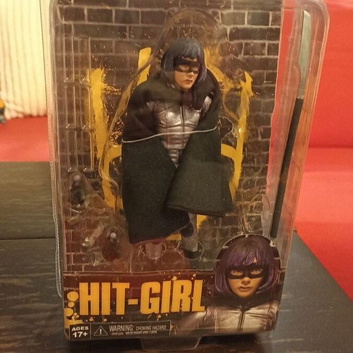 Neca figures Kick Ass and Hit Girl like new, pack of 2 figures
