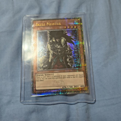 Skull Meister quarter century secret rare card like new