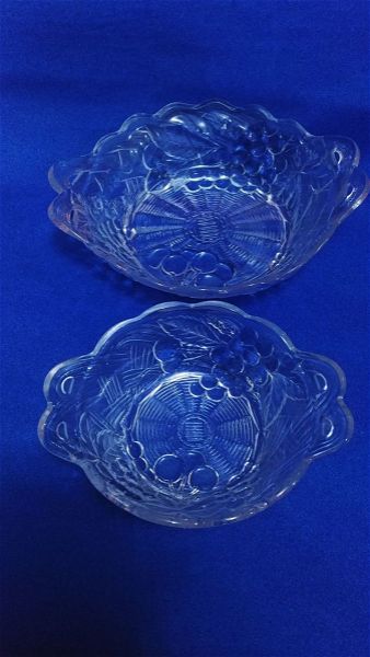  set dio froutieres / mpol Soga glass / Riccardo crystal  "Mellow fruits" Japan 80'.