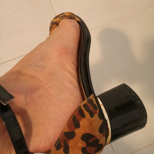 The Fashion Project sandals like new, leopard design, size 39